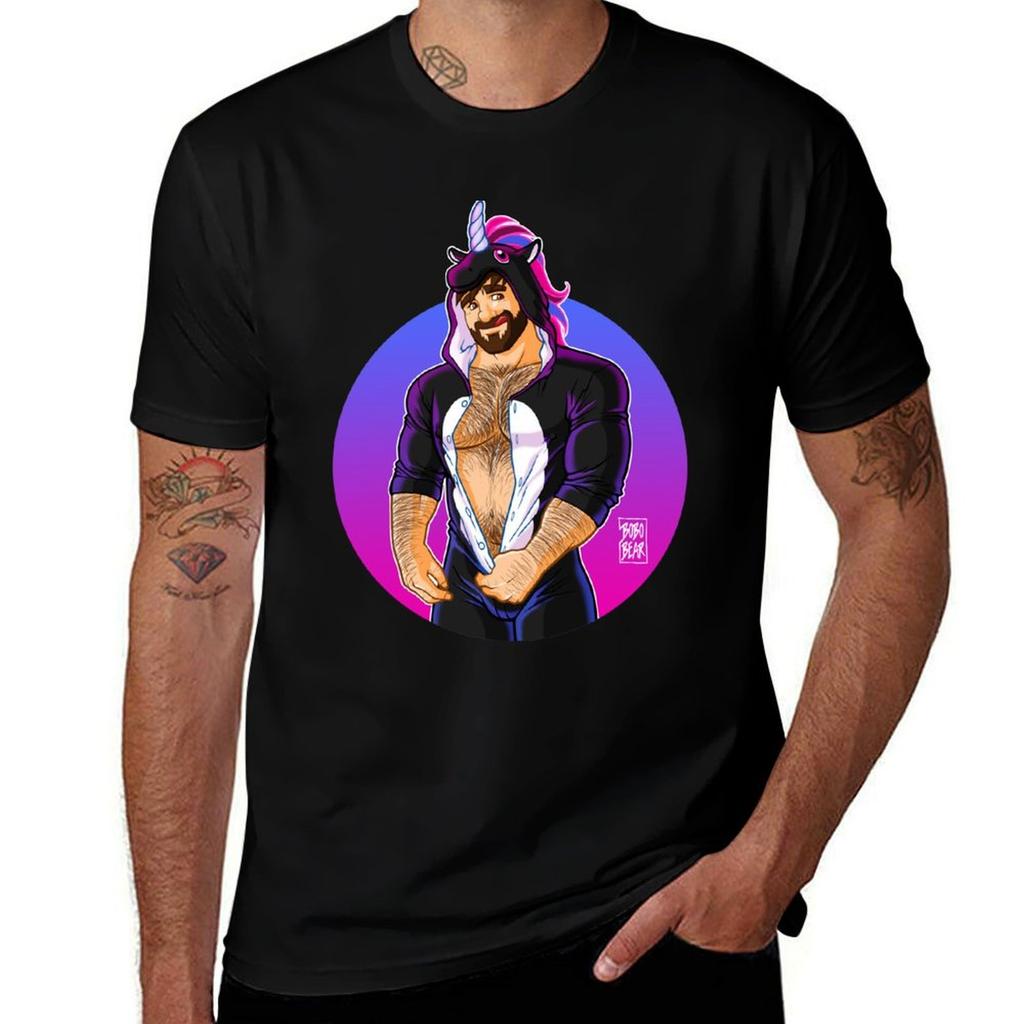 Adam Likes Unicorns Tshirt Holiday Casual Short Sleeve Top