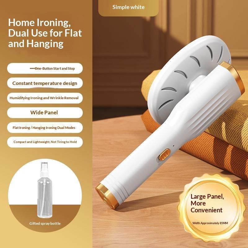 Portable Handheld Garment Steamer Odor Removal Fast Heating Wide Ironing Panel for Home Travel Clothes Care