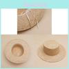 Raffia Straw Hat Unisex Wide Brim Summer Sun Protection Outdoor Accessory