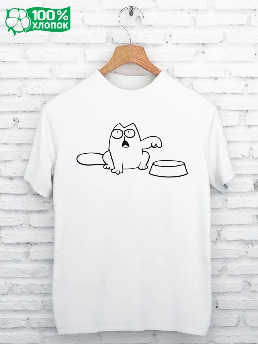 SIMONS CAT Print T-shirt 2XL