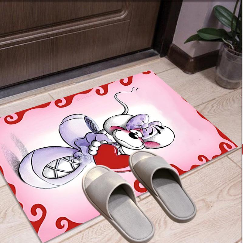 Diddl Pattern Rug, Indoor/Outdoor Mat, for Picnic, Gameroom, Bedroom, Office, Living Room, Home Decor Carpet, Birthday Gift