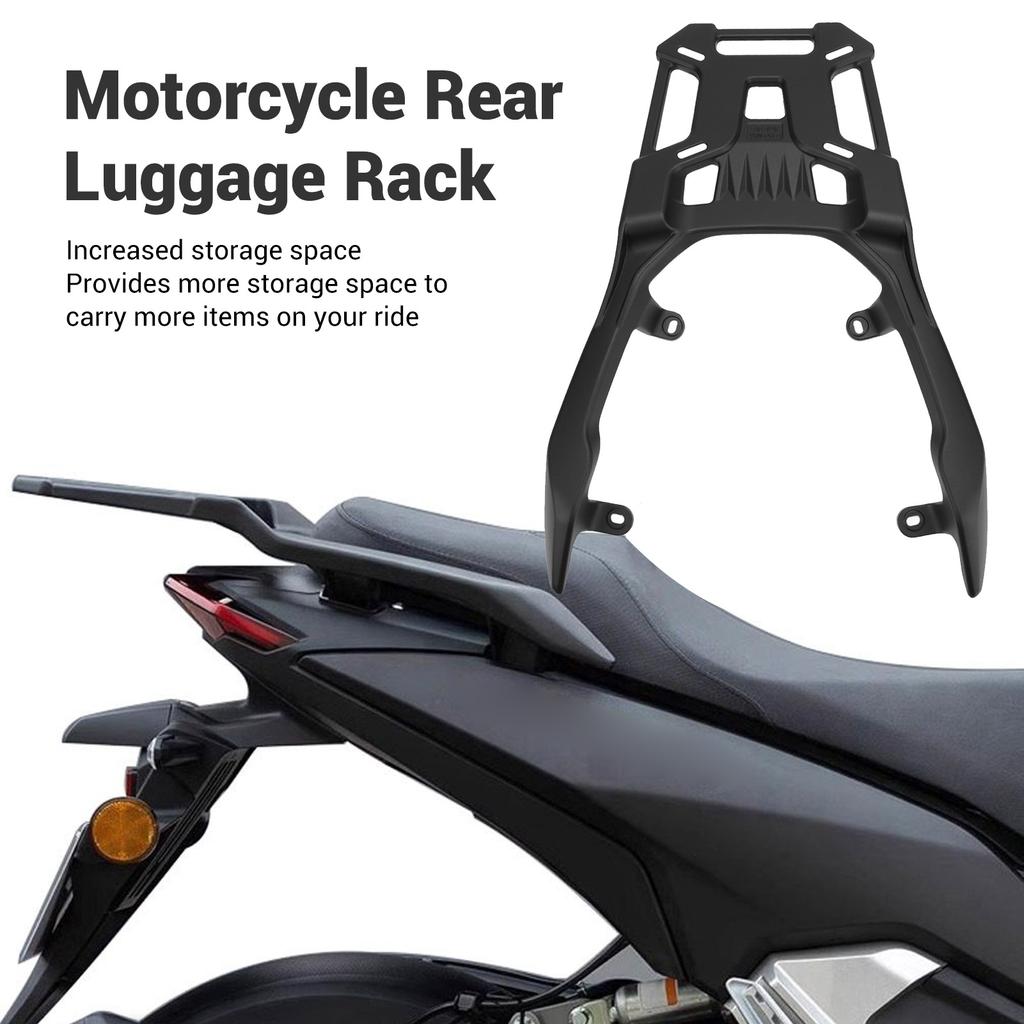 Motorrad Gepäckträger Hinten Aluminiumlegierung Motorrad Heckträger Ladeunterstützung Regal für ADV160 2025 bis 2025