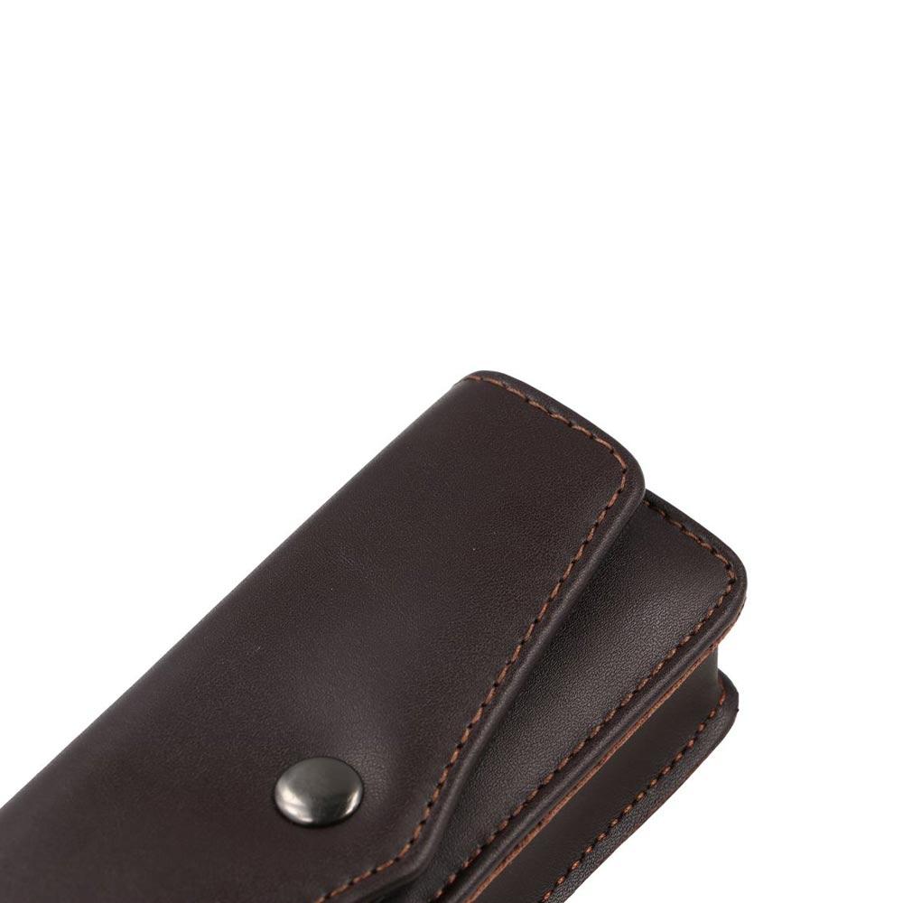People Father's Gift PU Leather Spectacle Case Waistpack Glasses Box Eyeglass Box Sunglasses Case