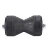 Boat Bow Trailer Roller Shockproof 95mm Black Rubber Bow Stop Bell Roller Enduring Marine Tool for