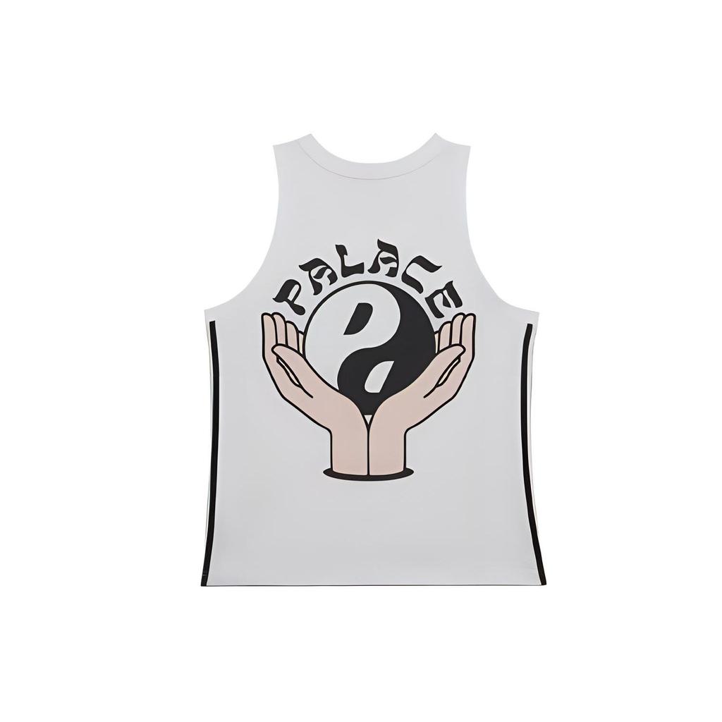 Palace X Adidas Palaste Graphic Vest White Men Outerwear H61824