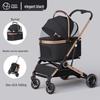 Lightweight Foldable Pet Stroller for Small Dogs & Cats