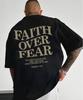 Víra nad strachem Křesťanské grafické tričko Pánské a dámské Trendy bavlněné tričko @@ Unisex tričko