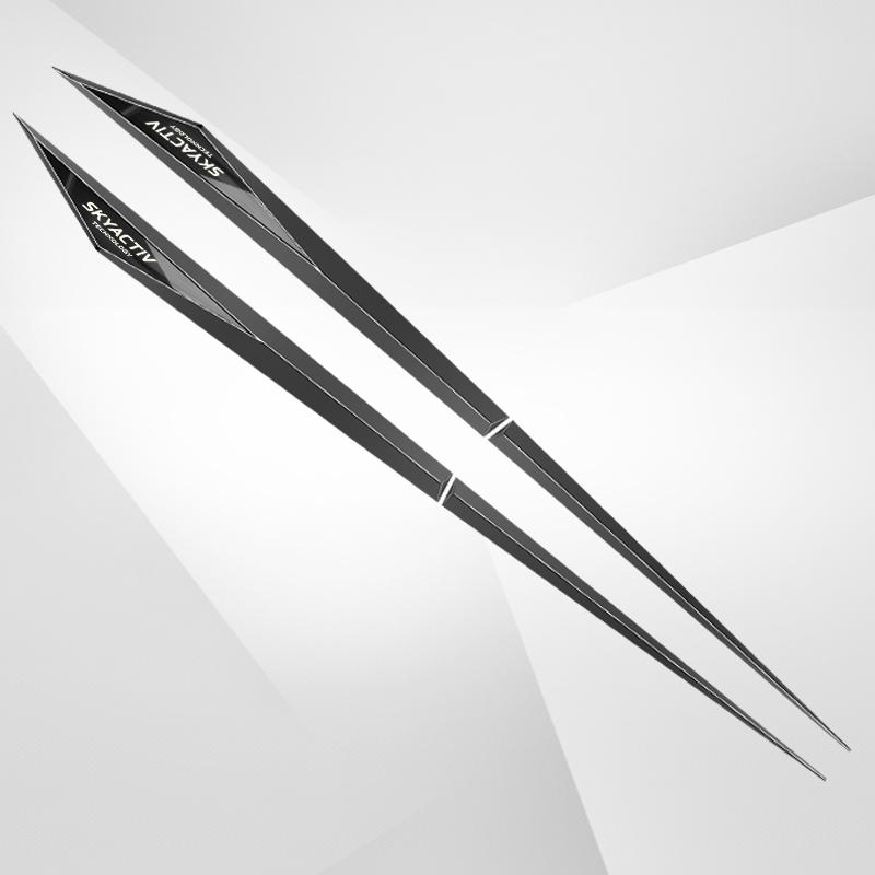 2 шт. автомобильные наклейки ТПУ автомобильные аксессуары para auto для Mazda skyactive 2 3 5 6 8 cx3 cx4 cx5 cx7 cx8 cx9 cx30 mx5 rx8 чёрный