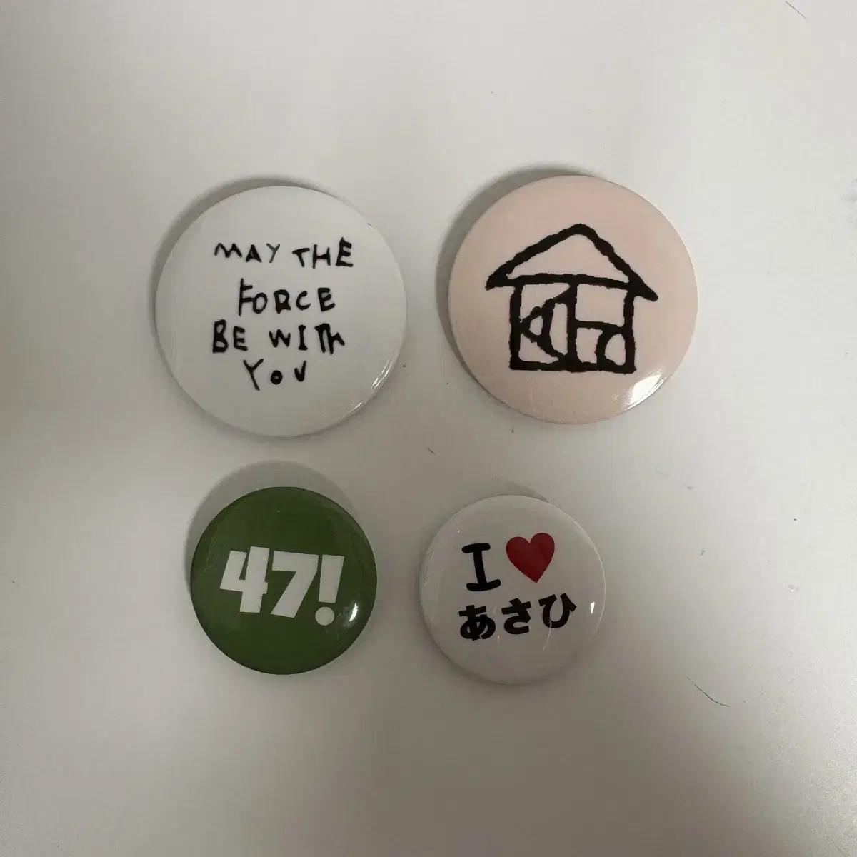 

Treasure Asahi Pin Button Badge Set