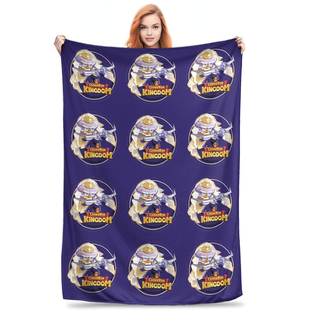 Apple Candy Cookie Run Kingdom Blankets  Flannel Vintage Soft Throw Blanket for Bed Sofa Textile Decor