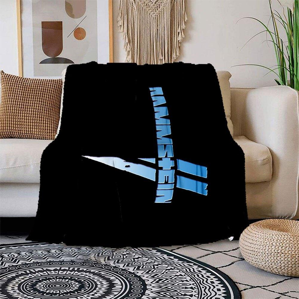 

Rammstein Logo Phone Case Cover for iPhone Samsung LG Google PixelBlanket Flannel Throw Blanket for Sofa, Bed, Travel, Camping, Office, Couc 150x180cm