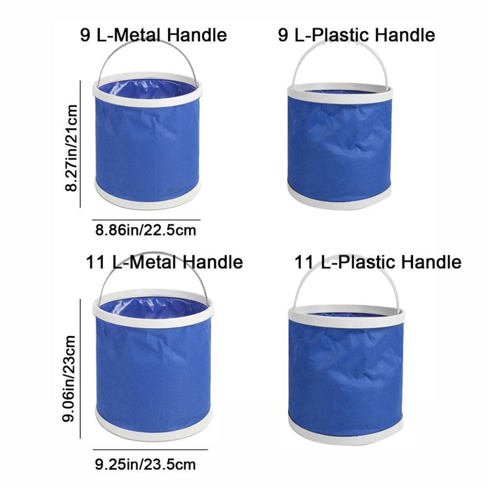 Oxford Cloth Car Folding Bucket Space Saving Water Sprinkling Bucket Folding Water Bucket  Fishing