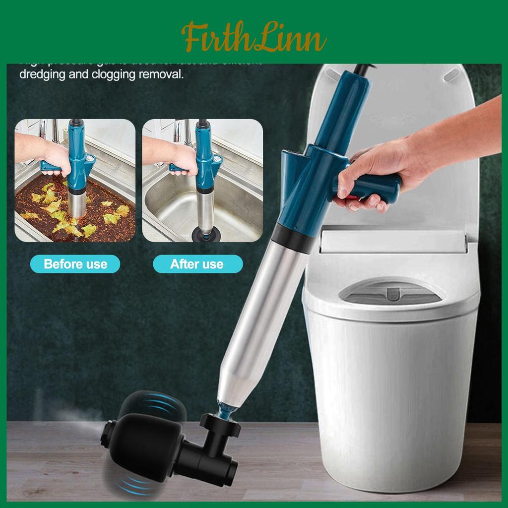 Plunger Set Powerful 1 Toilet Toilet Pipe Unclogger Stainless Steel Floor Drain Unclogger For Bathroom Kitchen