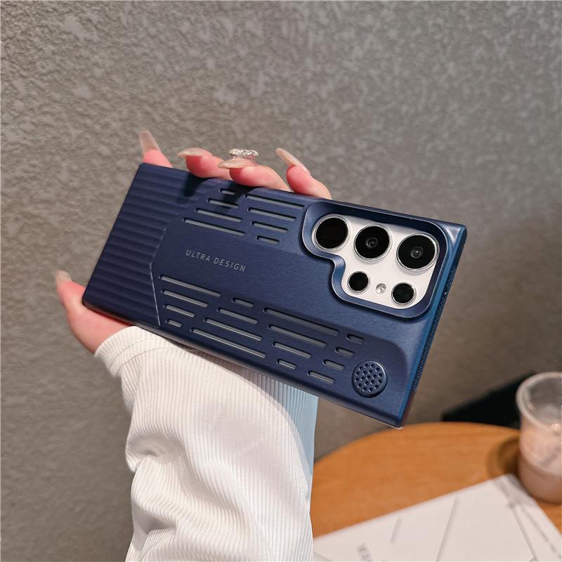 Pro Samsung Galaxy S24 S23 Ultra Aromaterapeutické Odvod Tepla Prodyšné Chladicí Pouzdro Proti Otiskům Prstů Zadní Kryt Shell