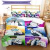 3pcs Kuroko's Basketball Design Cover Set - HD Printed Bedding with 1 Cover and 2 Pillowcases - Perfect for Home and Dorm Decor