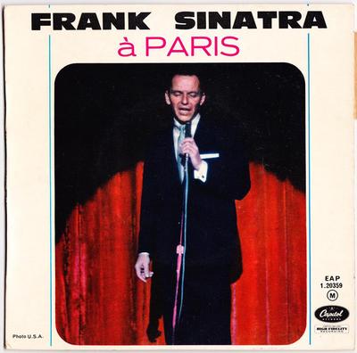 7inch Record FRANK SINATRA  A Paris EAP120359 CAPITOL 1962 France Jazz Used