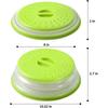 Microwave Cover with Easy Grip Handle, Collapsible Design for Space-saving Storage, Ventilation Holes for Optimal Steam Escape, Bpa Free Silicone &amp