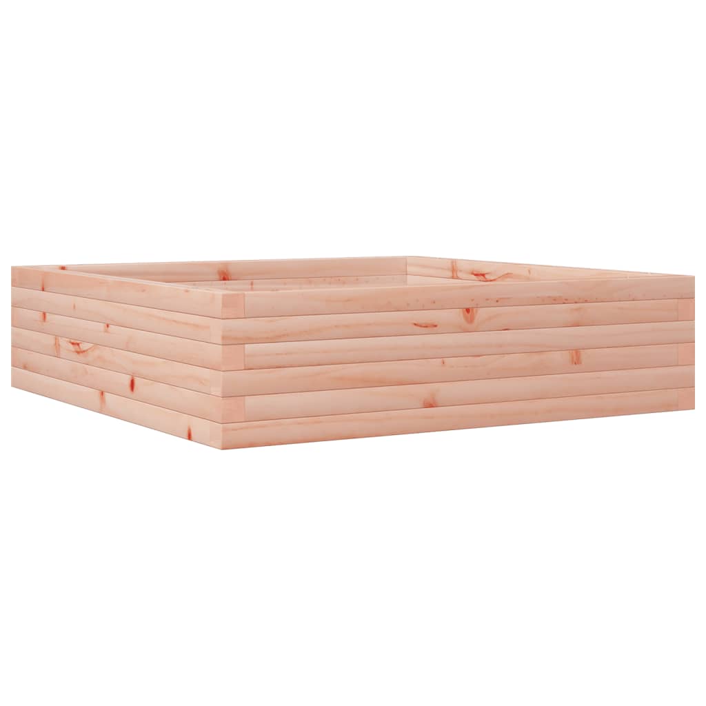Plant Pot 90x90x23 Cm Solid Douglas Fir Wood