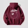 Trendiger Herren-Hoodie Sweatshirt Herbst Winter Pool-Print Schwergewicht Locker Vielseitig Paar-Hoodie Lässige Streetwear