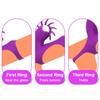 Vibrating  Ring Tongue Oral Sex Licking Clitoris Stimulator   Rings