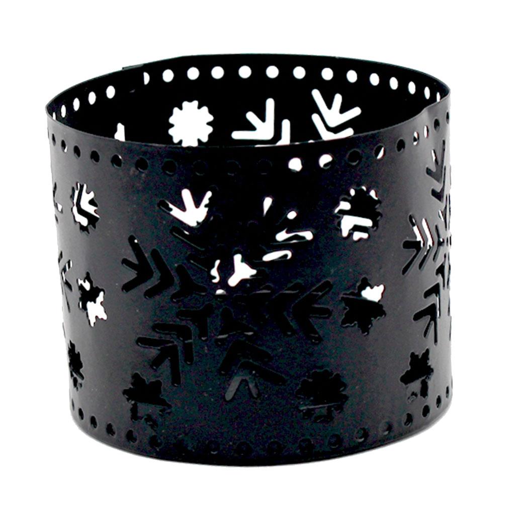 Christmas Iron Hollow Candle Holders Xmas Candlestick Decoration Vintage Style Hollow Candleholder for Home Pub Bar Cafe Decor