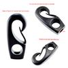 10pcs Black Heavy Duty Reusable Nylon Bungee Hooks with Shock Cord Elastic Boat Marine Rope Hooks for Camping Cargo Truck 7