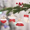 Unique Wooden Christmas Ornaments In A Set Of Four Perfect For Festive Decor