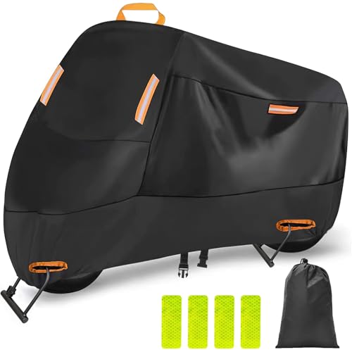 

Motorcycle cover, 420D, thick [2025 new model & double-sided ventilation holes & moisture protection] Body cover, motorcycle rain cover, waterpro