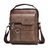 WEIXIER Men's Messenger Bag Leather Crossbody Shoulder Bag Classic Waterproof Briefcase Satchel Travel Bag