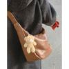 Casual large-capacity bag Autumn and winter female tide retro dumpling bag Korean versatile messenger saddle bag