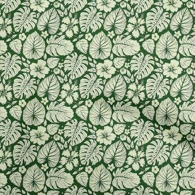 Cotton Flex Green Fabric Leaves Dress Material Fabric Print Fabric By The Yard 40 Inch