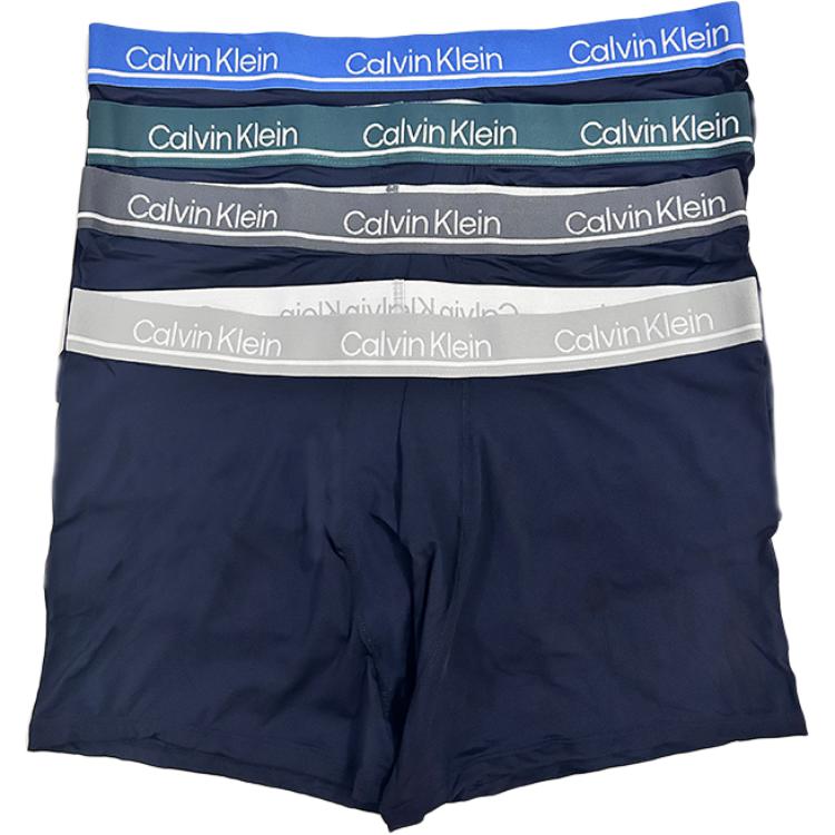 

Calvin Klein Mid Rise Letter Print Comfortable Boxer Briefs 4 Pack Men underwear NP2755T-402 S