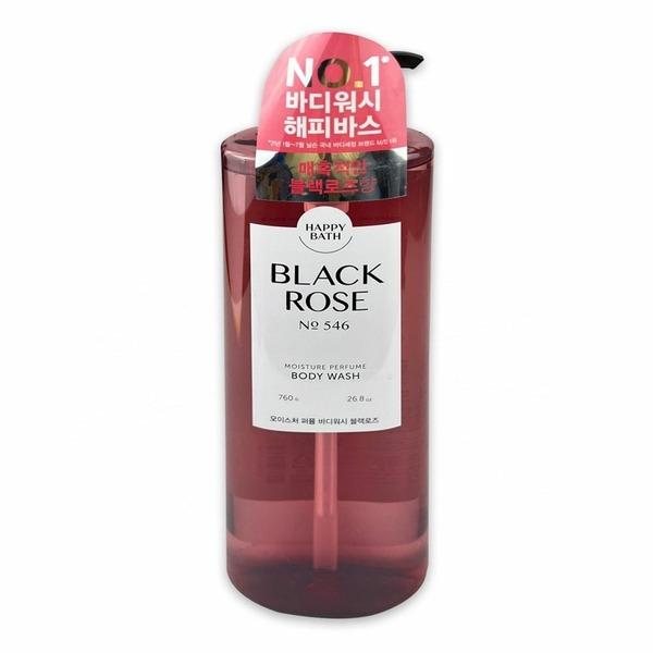 HAPPY BATH Perfume Body Wash Black Rose Scent 760g O (WA65BA6)