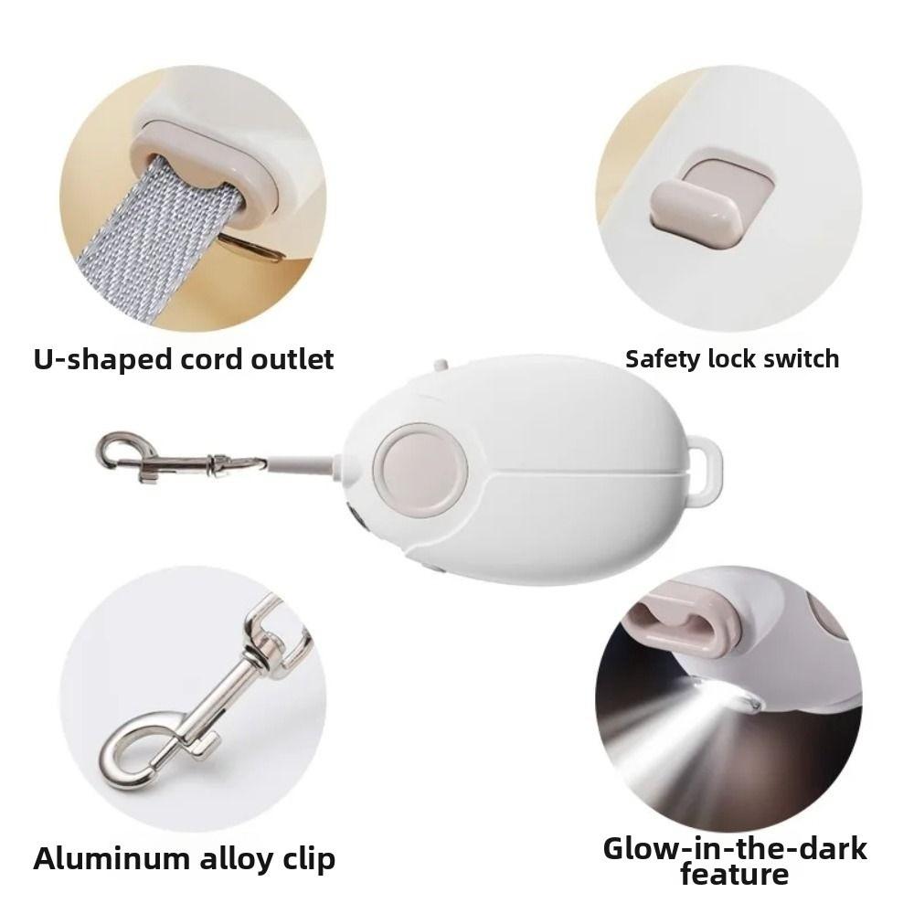 Extends Up To 3M Automatic Retractable Dog Leash Portable Pet Luminous Lead  Pet Supplies