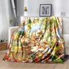 Classical Angel Blanket Cute Children Soft Blanket Light Warm Flannel Blanket Bedroom Decoration Commemorative Blanket