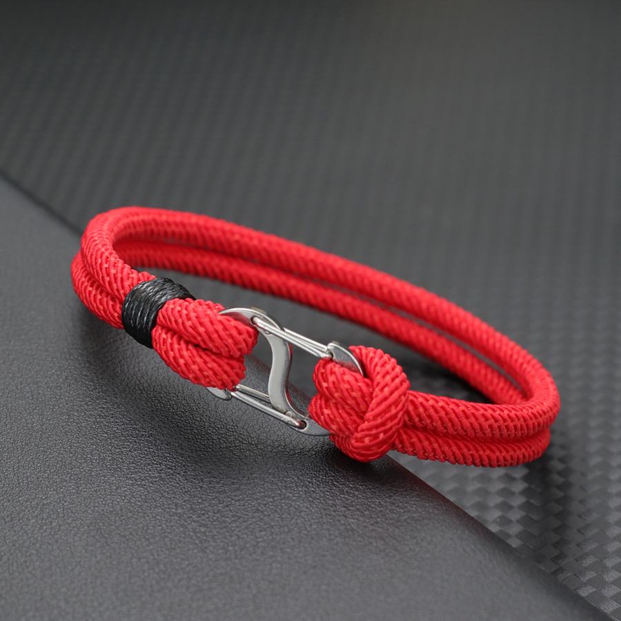 New 6 Colors Men Bracelet A Grade 4mm Milan Cord Chain Brazalete Stainless Steel Clasp Wrap Braclet Homme Bileklik Erkek