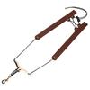 Saxophone Shoulder Strap Folding Artificial Leather No Stress On Neck Instrument AccessoriesCoffee