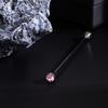 Spiral Buckle Crystal Tie Collar Needle Mini Neckline Pin Knight's Uniform Shirt Collar Pin  Party