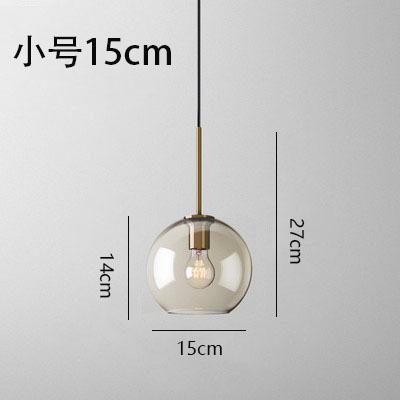 

AZ Nordic LED Glass Chandelier Single Multi Head Dining Room Pendant Light Living Room Bedroom Cafe Stairway Decoration Lustre