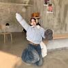 American retro lapel lamb down fur collar down cotton clothes women's new winter warm short cotton clothes