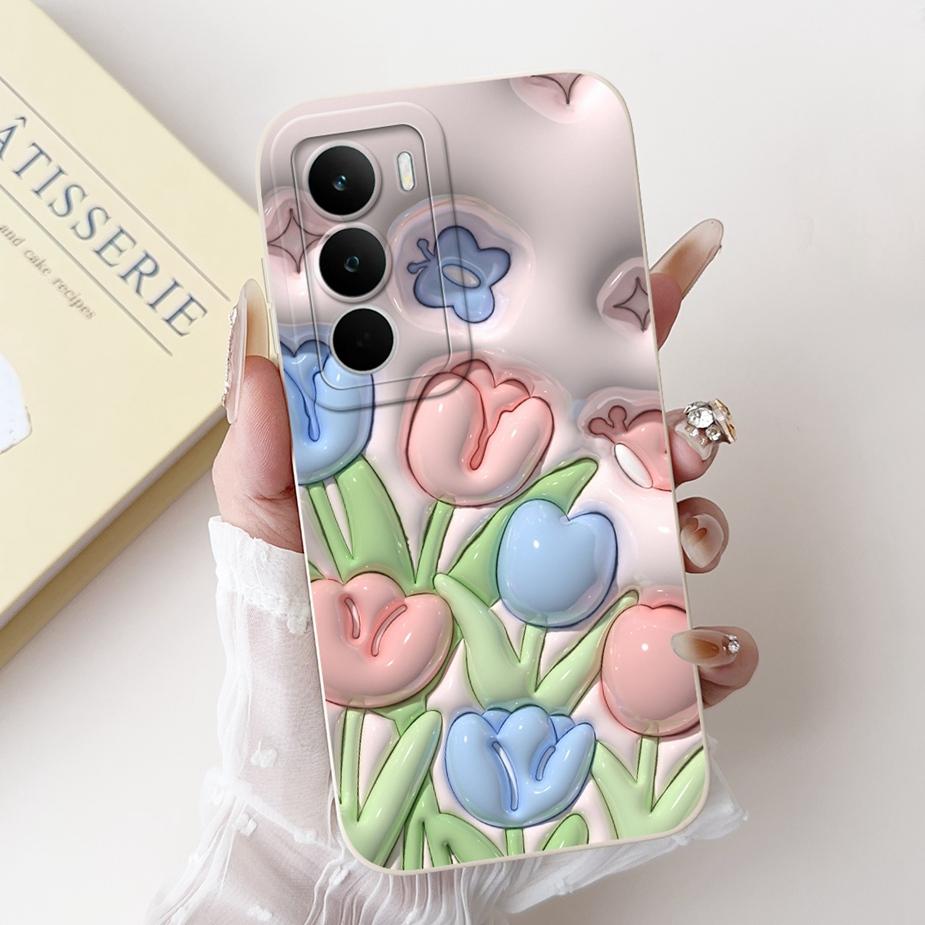 For Realme C71 4G Case RMX5303 Cute Rabbit Cartoon Cover Soft Silicone Case For Realme C75 C75X C 71 RealmeC71 RealmeC75 4G Bags