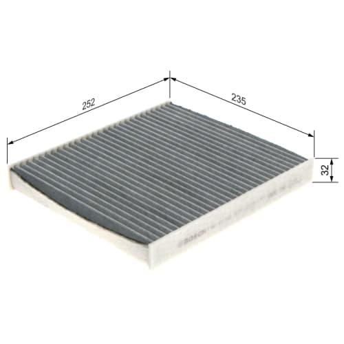 BOSCH/Bosch cabin filter active 1 active carbon VW part number: 1987432543