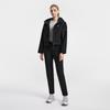 Fila Fitness Series Minimalist Fashion Classic Sports Training Casual Comfortable Versatile Short Loose Hooded Woven Jacket A11W611705FBK