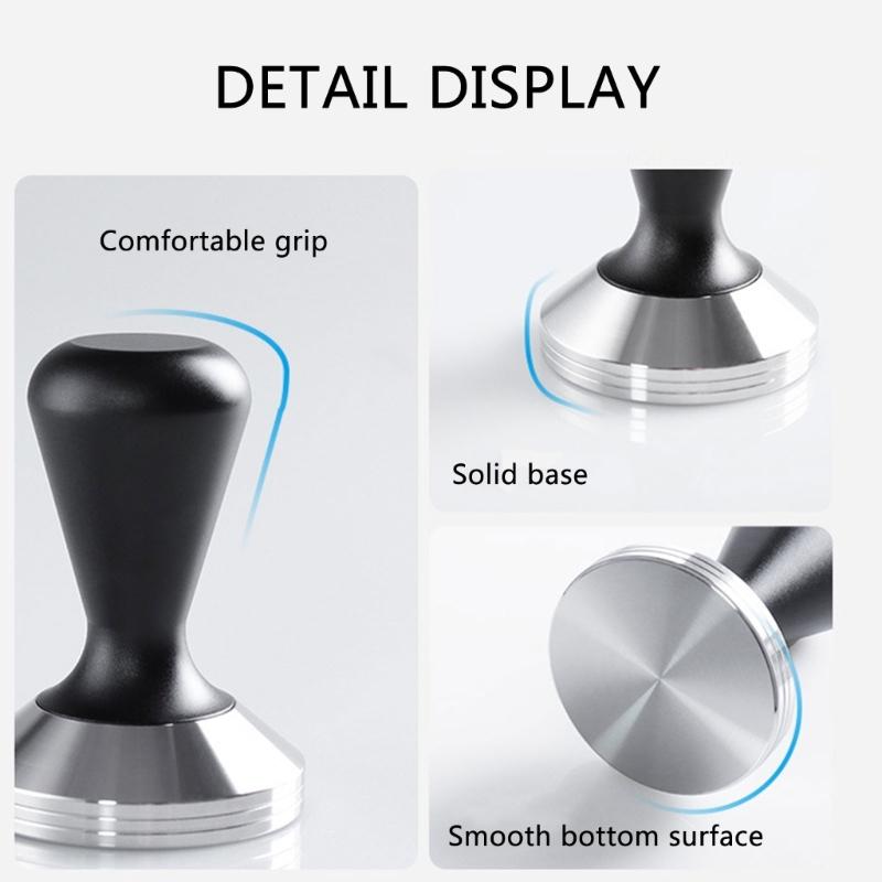 Kaffee Tamper 51/53/58mm Espresso Tamper Edelstahl Kaffee Tamper für Espresso Werkzeug Kaffee Tamper Set