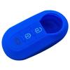 3 Tasten Silikon Autoschlüssel Flip Remote Schutz Fob Cover Case für Fiat 500