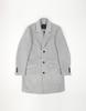 Ikalook Single Three-Button Grey Winter Coat Co107