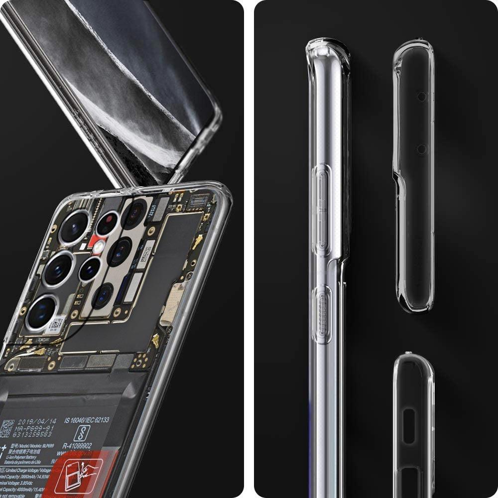 Transparente Handyhülle für Samsung Galaxy S25 S24 S23 S22 S20 S21 FE Ultra S25 Edge Plus Hüllen Hauptplatine Muster