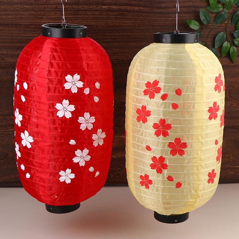 Linterna Japonesa de Tela de 10 Pulgadas Linternas Decorativas para Fiestas Decoración de Pub Chochin para Restaurante de Sushi Izakaya Decoración del Hogar