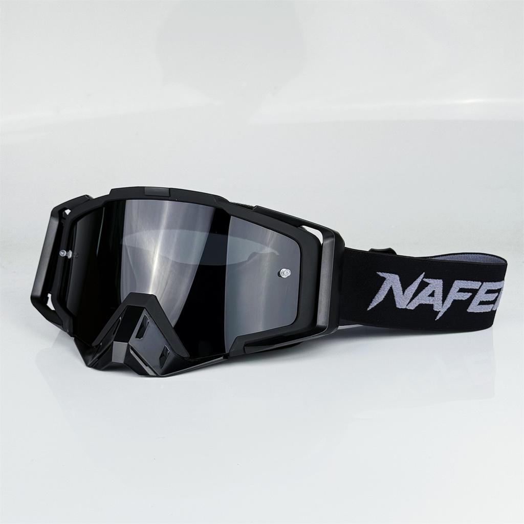 NAFEIB New Motorcycle Glasses Motocross Safety HD Lenses Goggles Dirt Bike ATV Ski mtb Goggles MOTO Outdoor Cycling Sunglasses