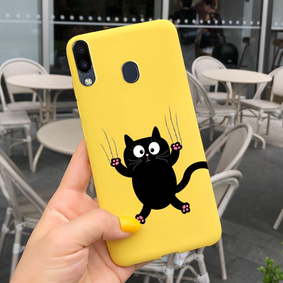 Cute Cartoon Cover For Samsung Galaxy M20 Phone Case For Samsung M20 2019 Soft Cover for Samsung Galaxy M20 M 20 SM-M205F Bumper